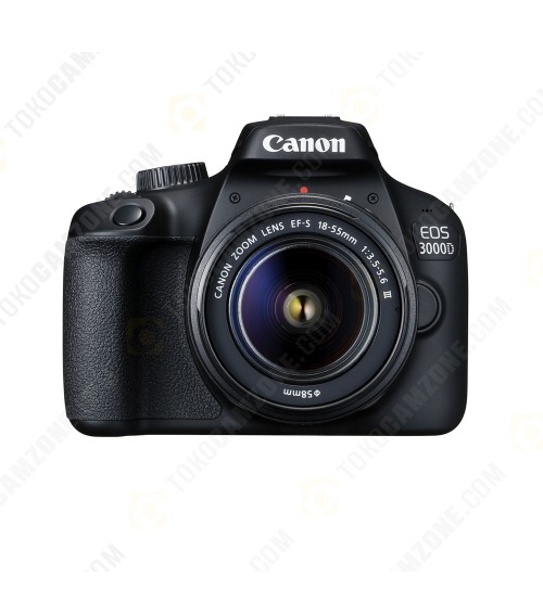 Canon EOS 3000D Kit EF-S 18-55mm III (Promo Cashback Rp 750.000  Periode 01 s/d 30 November 2019)